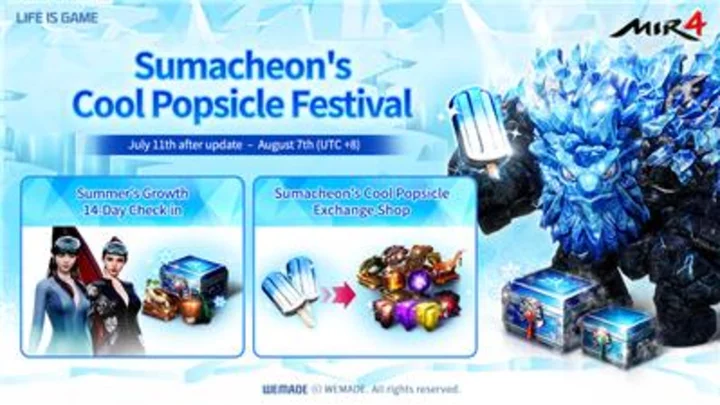 Wemade's MIR4 Holds “Sumacheon’s Cool Popsicle Festival” Event!