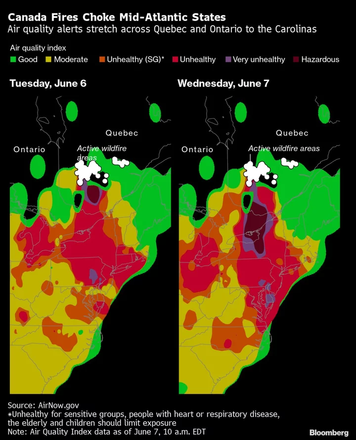 Canada’s Unstoppable Fires Are Starting Summers of Smoke Across US