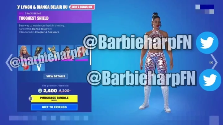 LEAK: WWE Becky Lynch and Bianca Belair Skins Coming to Fortnite