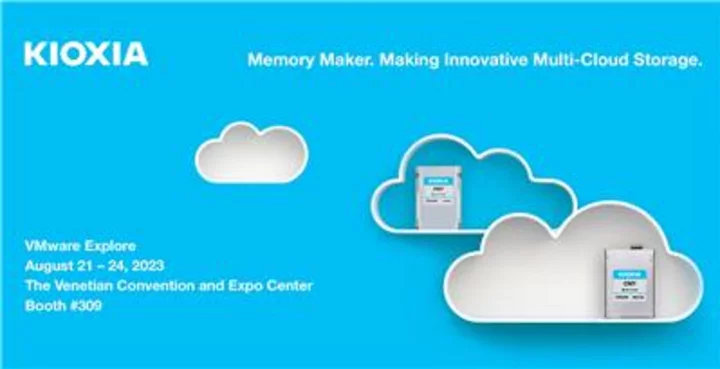 KIOXIA Showcases Innovative SSD Products, Technologies and Form Factors for the Modern Data Center at VMware Explore