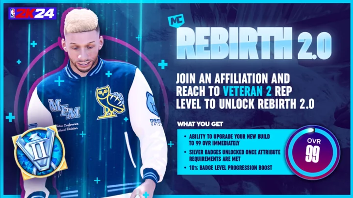 How to Unlock Rebirth 2.0 in NBA 2K24 Season 2