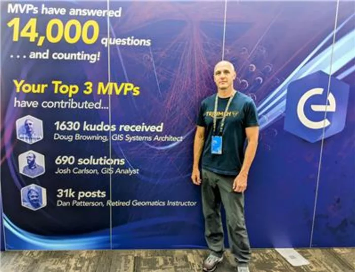 Sanborn Employee Doug Browning Wins “MVP” at ESRI UC 2023