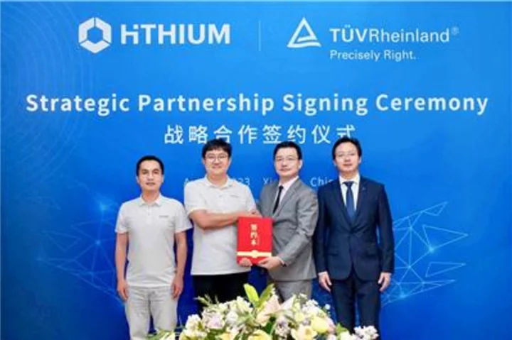 HiTHIUM and TÜV Rheinland Enter Into Strategic Partnership to Promote Green and Low-carbon Energy Transition