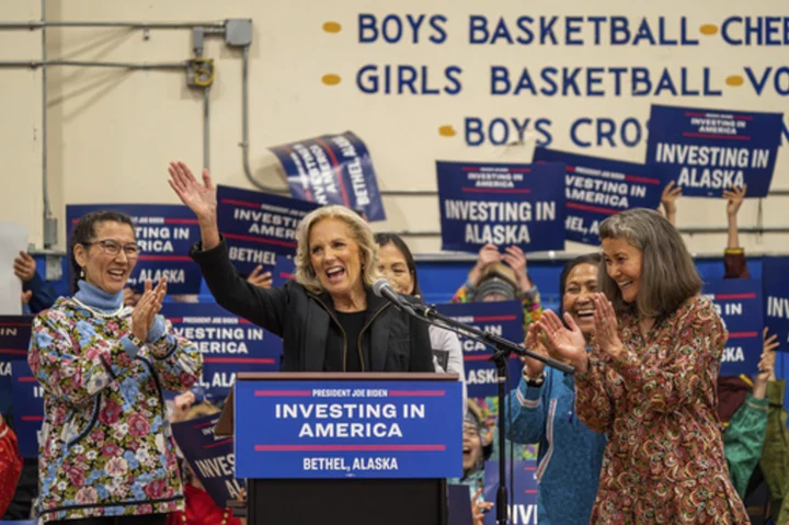 Jill Biden touts efforts to bring better internet to Alaska Native villages